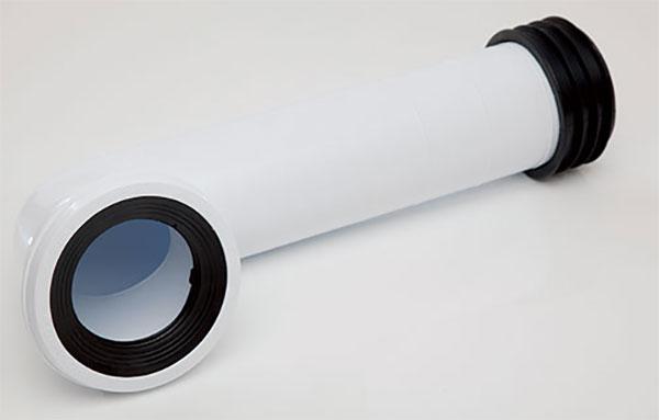 Polypipe Kwickfit 90u00b0 Flexible Pan Connector Bend 110mm