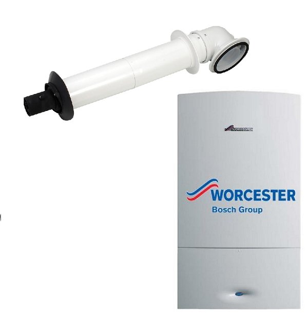 worcester greenstar 30i combi boiler & flue